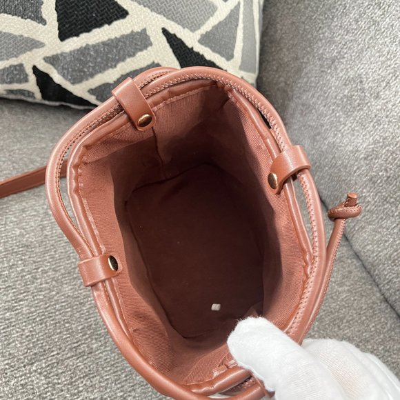 POHCE bucket bag 2023 NWT Green shoulder bag fashion texture bucket bag 2211 - Picture 10 of 12